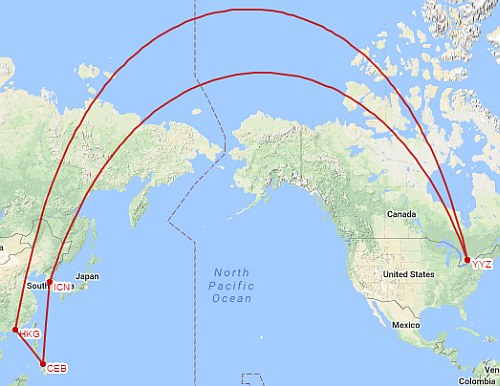 South Korea, the Philippines, and Hong Kong