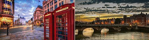 London, UK and Dublin, Ireland