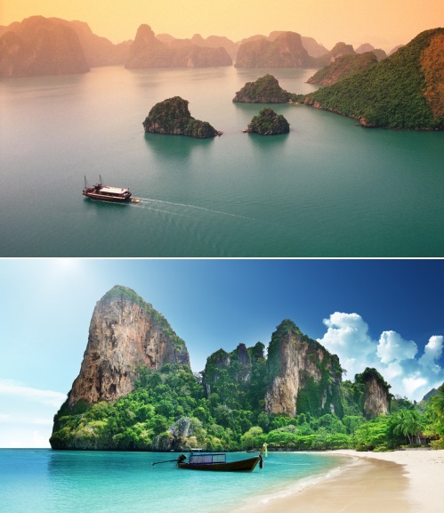 Vietnam and Thailand