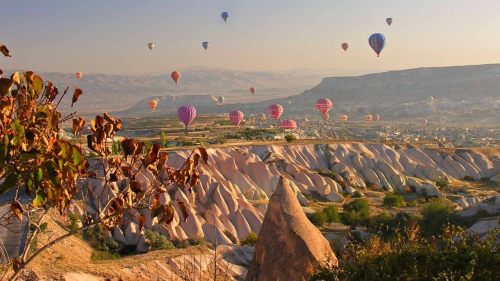 Hot air ballooning in Cappadocia, Turkey