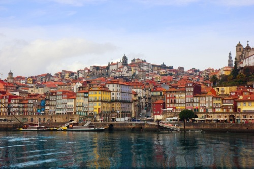 View of Porto, Portugal from the river