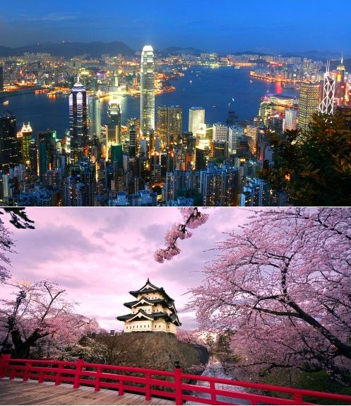 Hong Kong and Tokyo, Japan