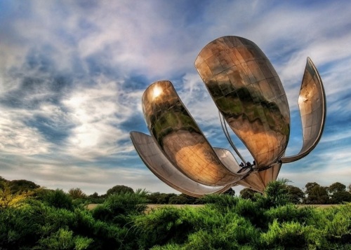 Floralis Generica, a sculpture in Buenos Aires, Argentina